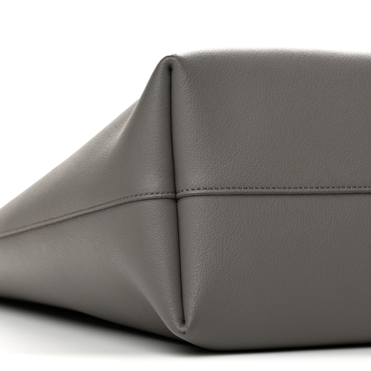 Saint Laurent Calfskin Large Shopping Tote Granite 10 of 13
