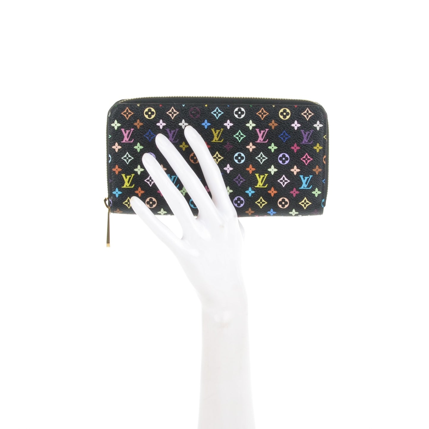 Monogram Multicolor Zippy Wallet Black Grenade
