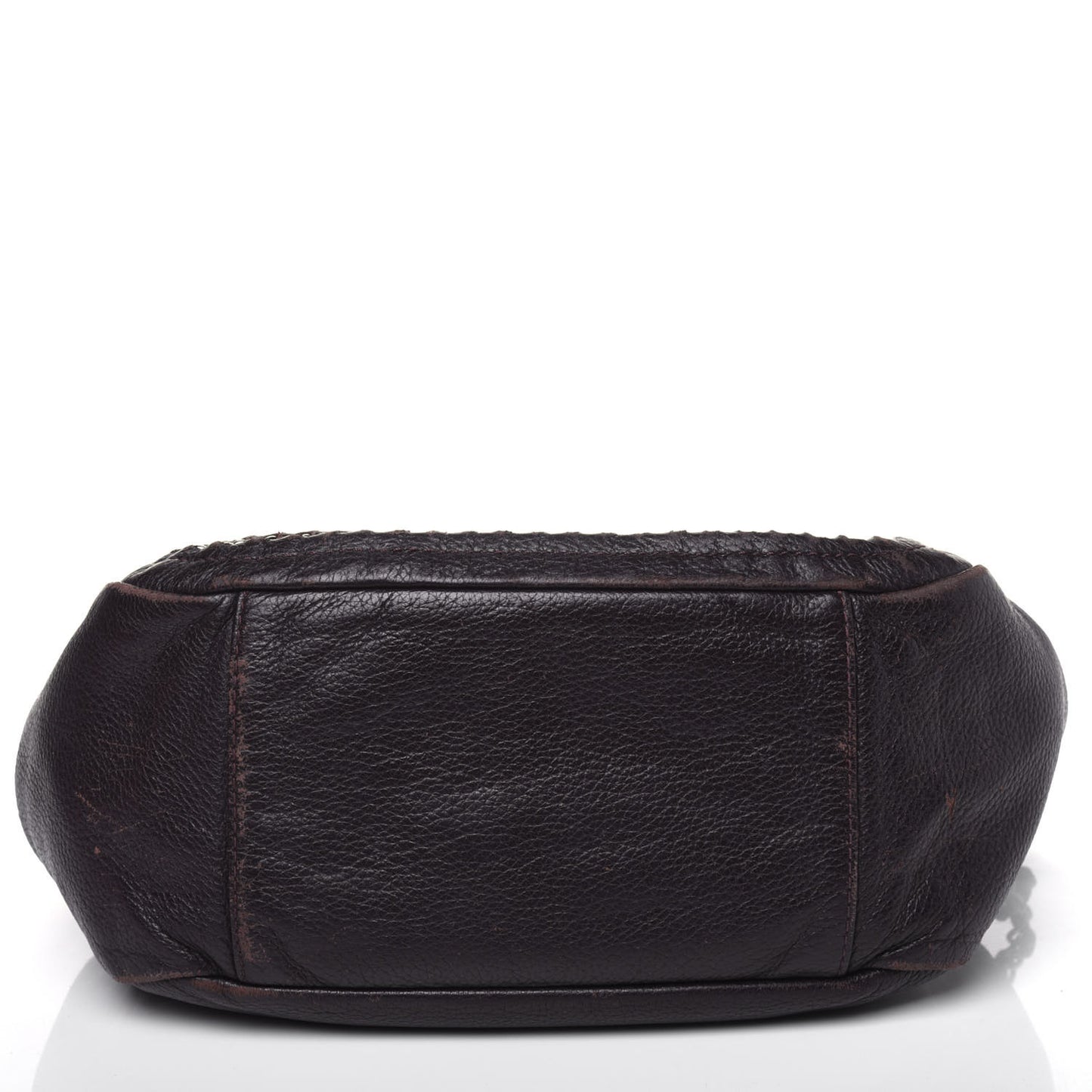 Metallic Deerskin Luxe Ligne Flap Black