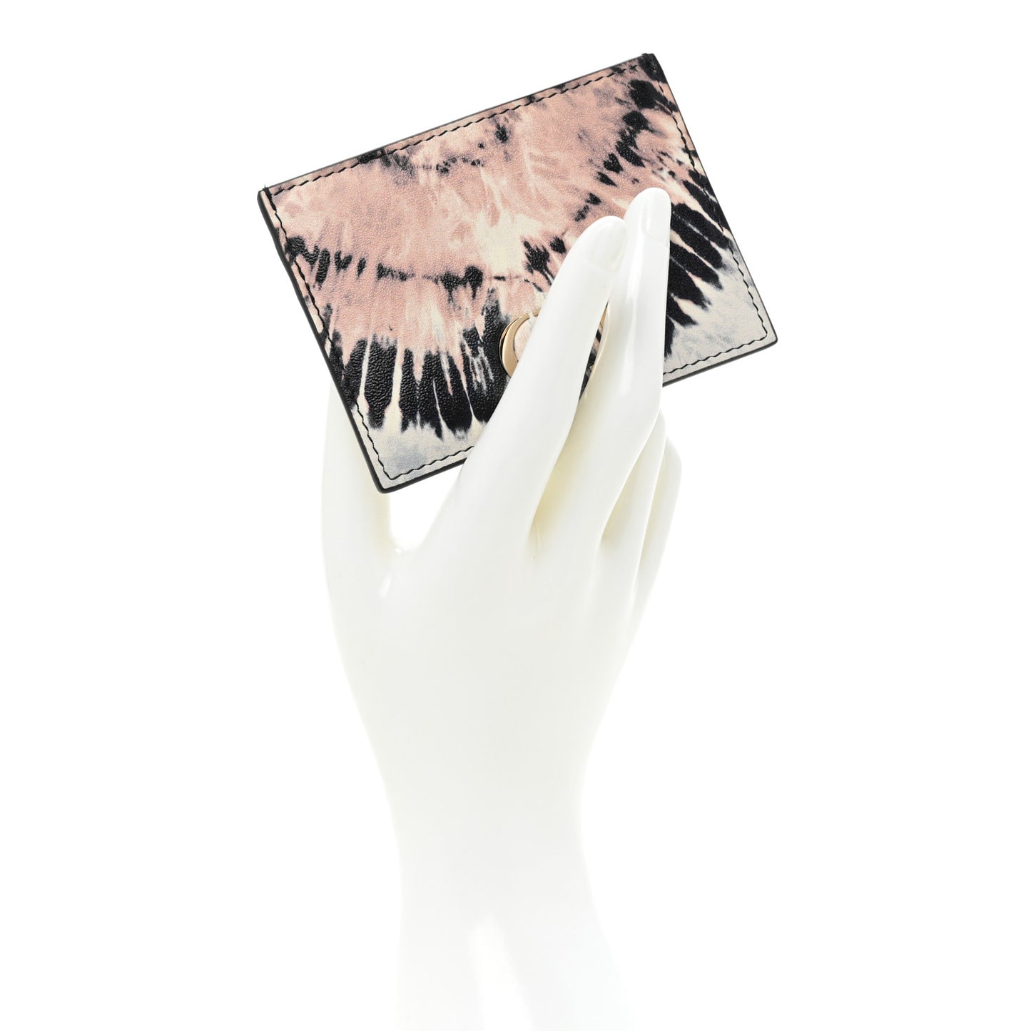Calfskin Tie And Dior 30 Montaigne Card Holder Multicolor