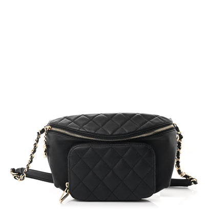 Chanel Caviar Quilted Business Affinity Waist Belt Bag Black 1 of 10