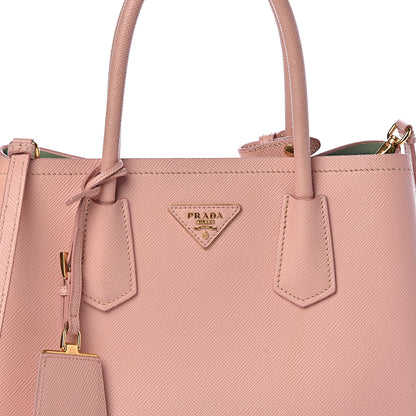 Prada Saffiano Cuir Small Double Bag Pesco 14 of 14