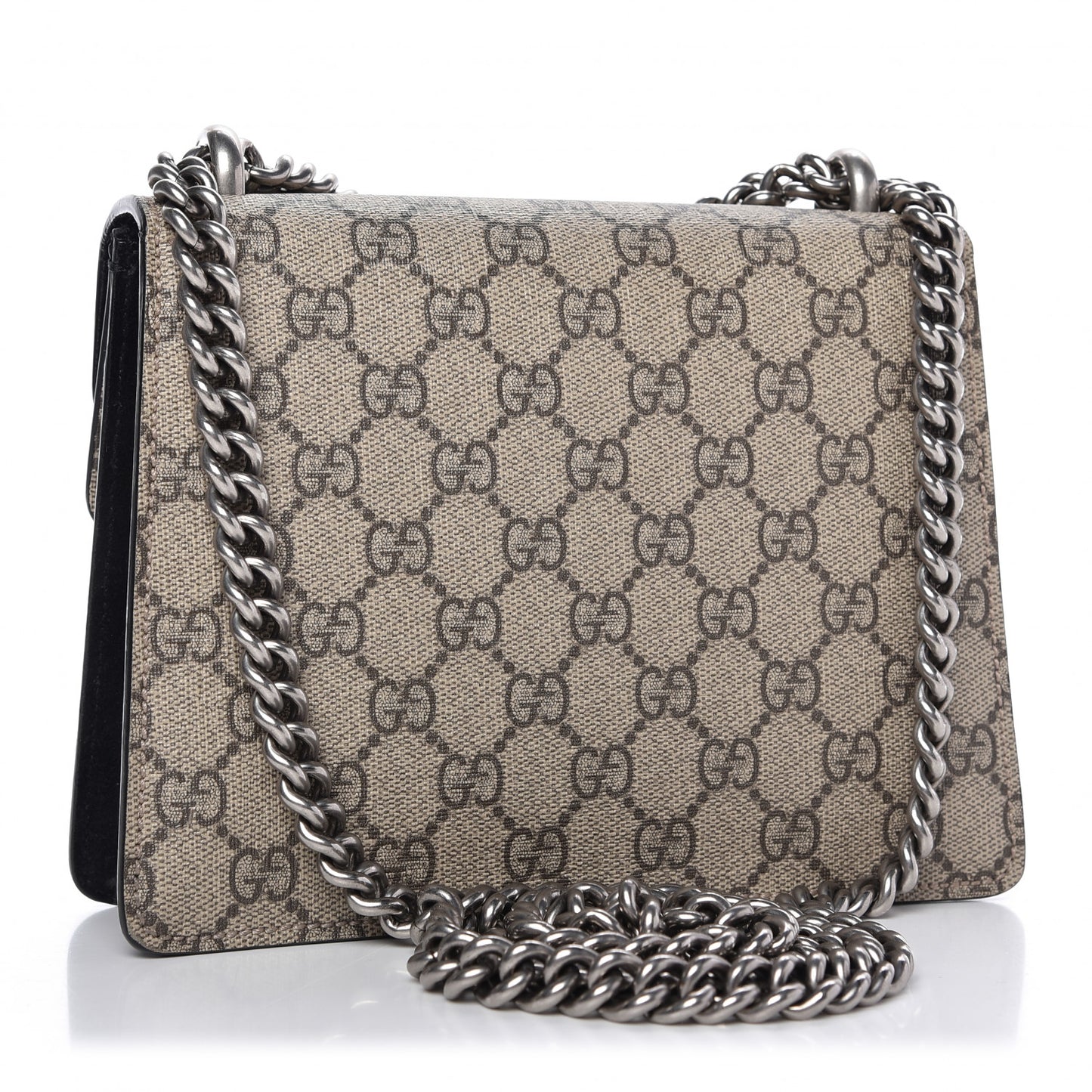 GG Supreme Monogram Mini Dionysus Shoulder Bag Black