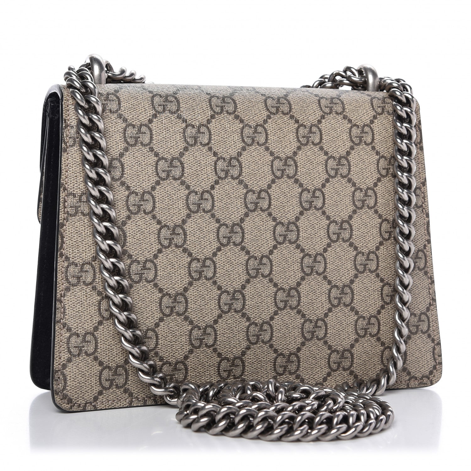 Gucci GG Supreme Monogram Mini Dionysus Shoulder Bag Black 3 of 10