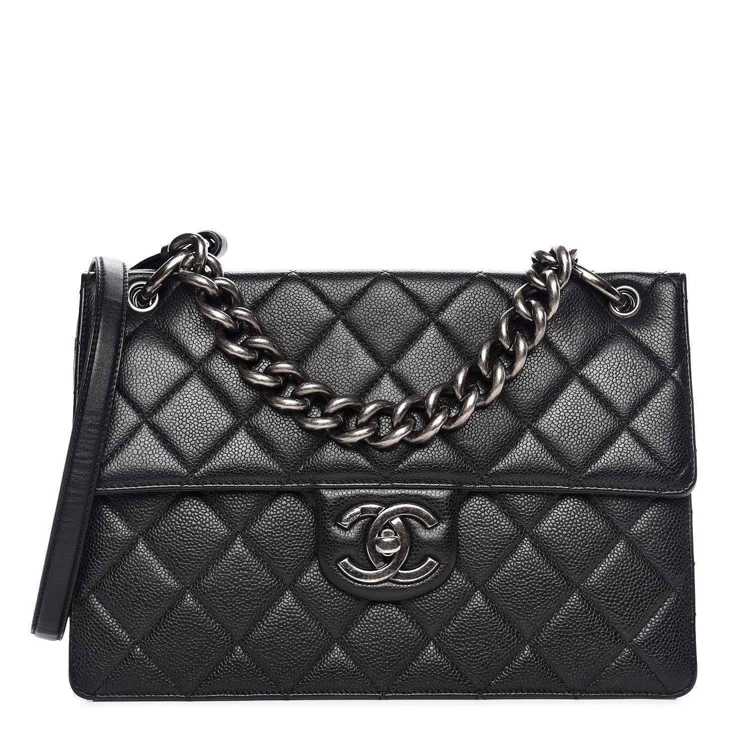 Chanel Caviar Quilted Large Retro Class Flap Black 1 of 7