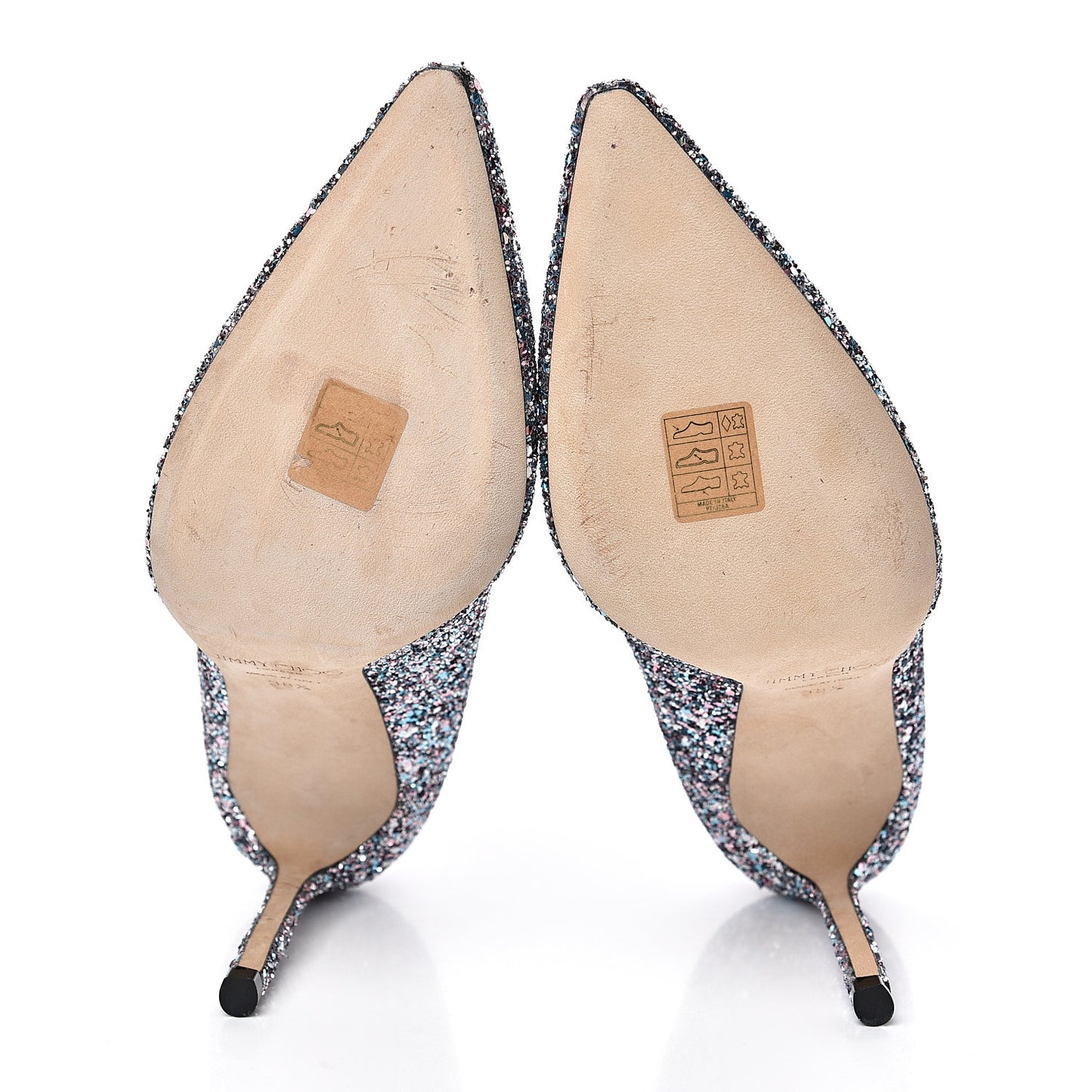 Coarse Glitter Romy 100 Pumps 38.5 Multicolor