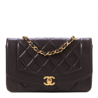 Chanel Lambskin Quilted Small Single Flap Black 1 of 9