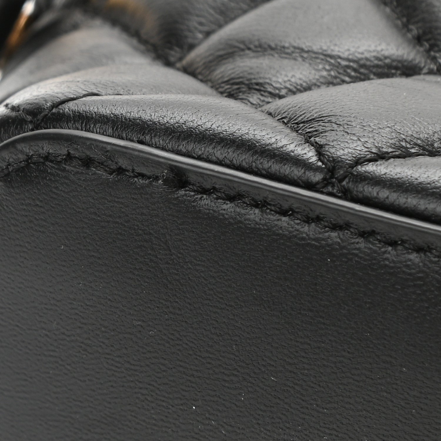 Versace Nappa Quilted Medusa Bucket Bag Black 7 of 7