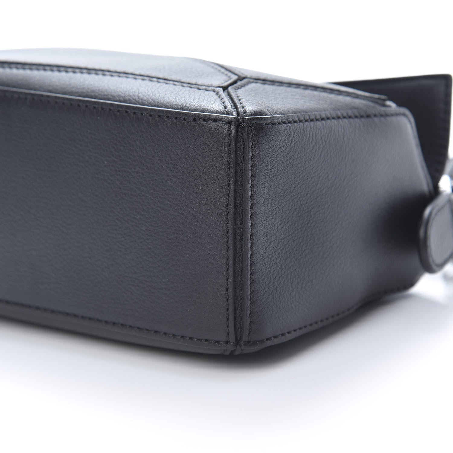 Loewe Calfskin Mini Puzzle Bag Black 10 of 10