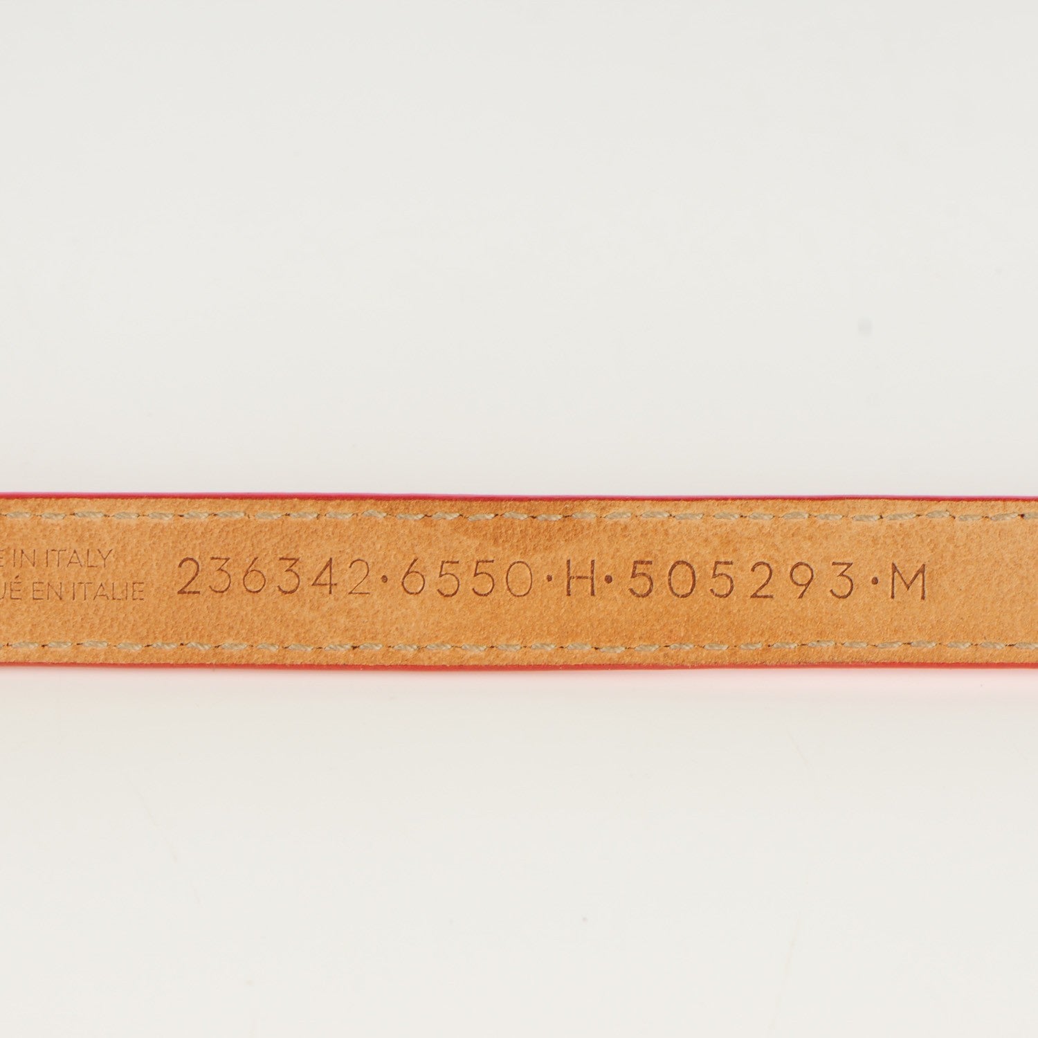 Balenciaga Matte Goatskin Rubber Covered Classic Hardware Triple Tour M Bracelet Rouge Coquelicot 5 of 7