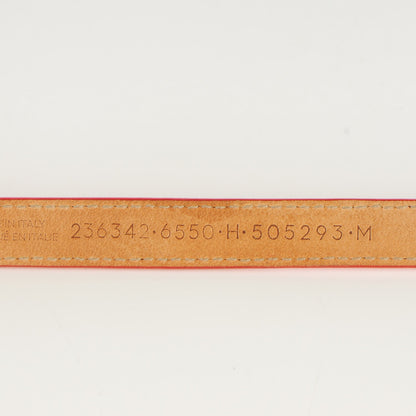 Balenciaga Matte Goatskin Rubber Covered Classic Hardware Triple Tour M Bracelet Rouge Coquelicot 5 of 7