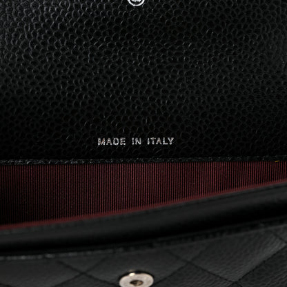Chanel Caviar Quilted Flap Card Holder Black 7 of 7
