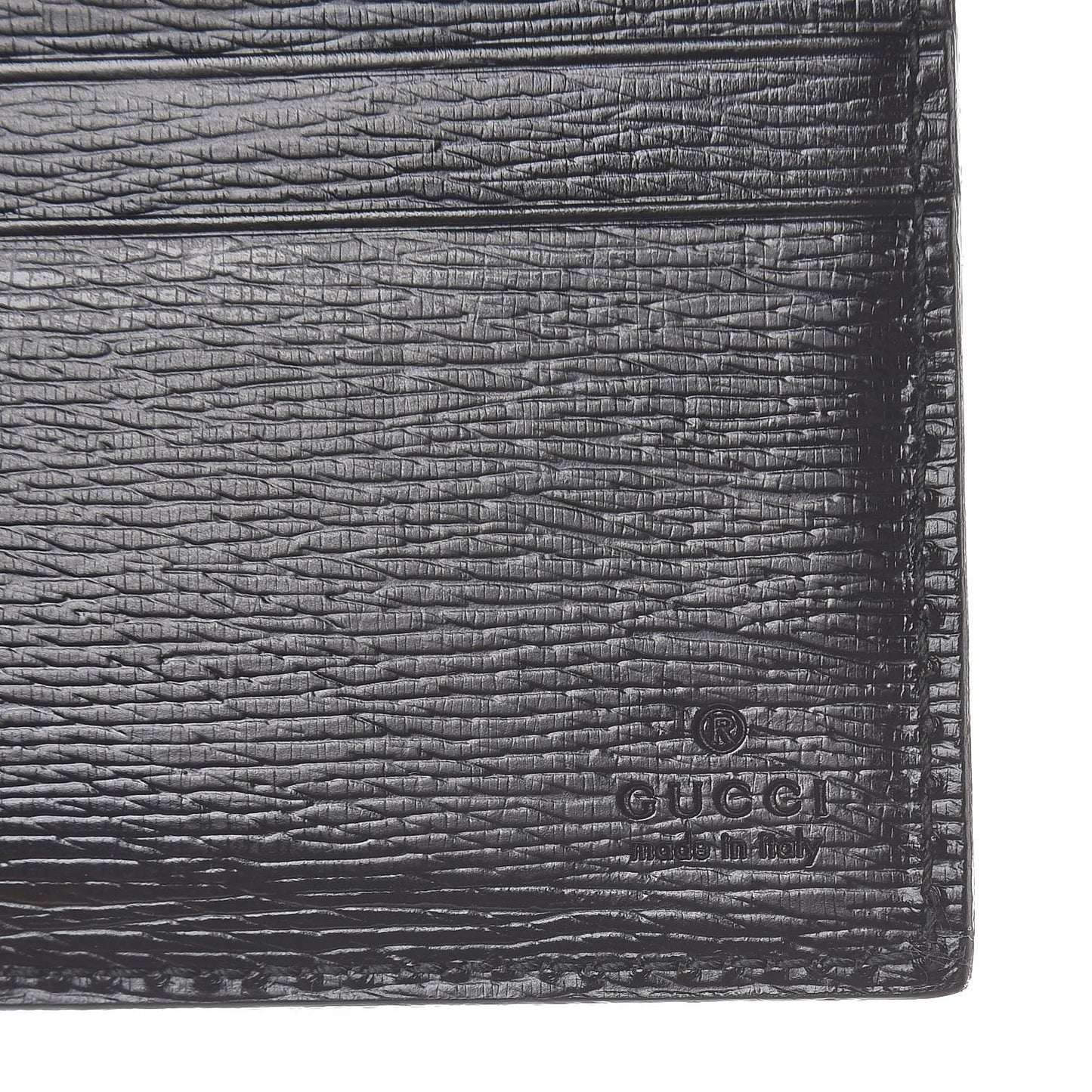 Shangai Calfskin Kingsnake Bi-Fold Wallet Black