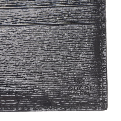 Gucci Shangai Calfskin Kingsnake Bi-Fold Wallet Black 6 of 7