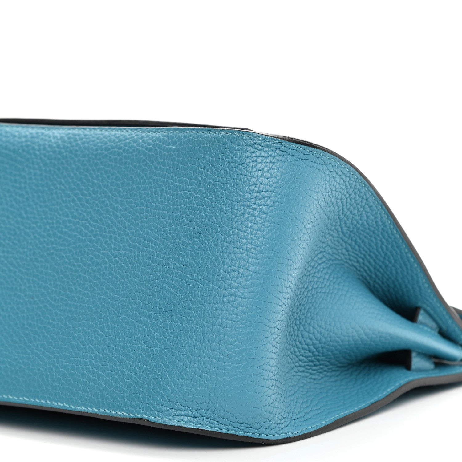 Hermes Taurillon Clemence Jypsiere 28 Turquoise 10 of 11