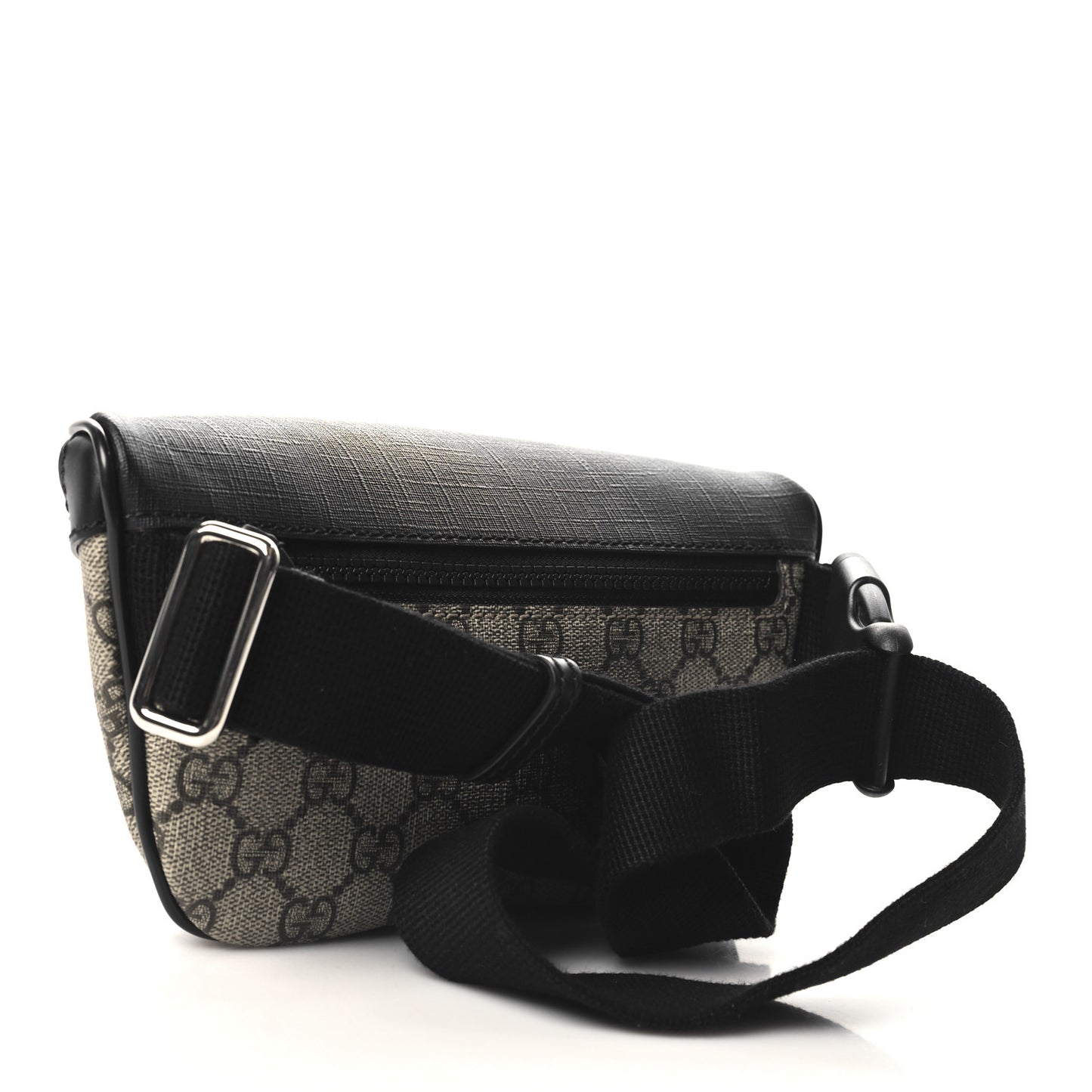 GG Supreme Monogram Belt Bag Black