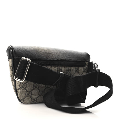 Gucci GG Supreme Monogram Belt Bag Black 3 of 10