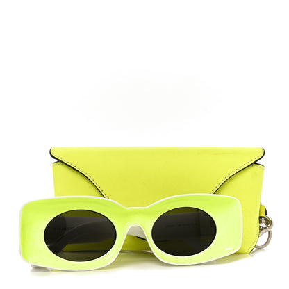 Loewe Acetate Sunglasses LW40033I White Yellow 7 of 7