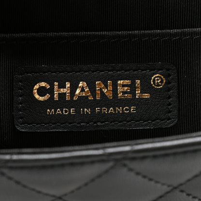 Chanel Calfskin Quilted Bolero De Chanel Flap Bag Black 6 of 11