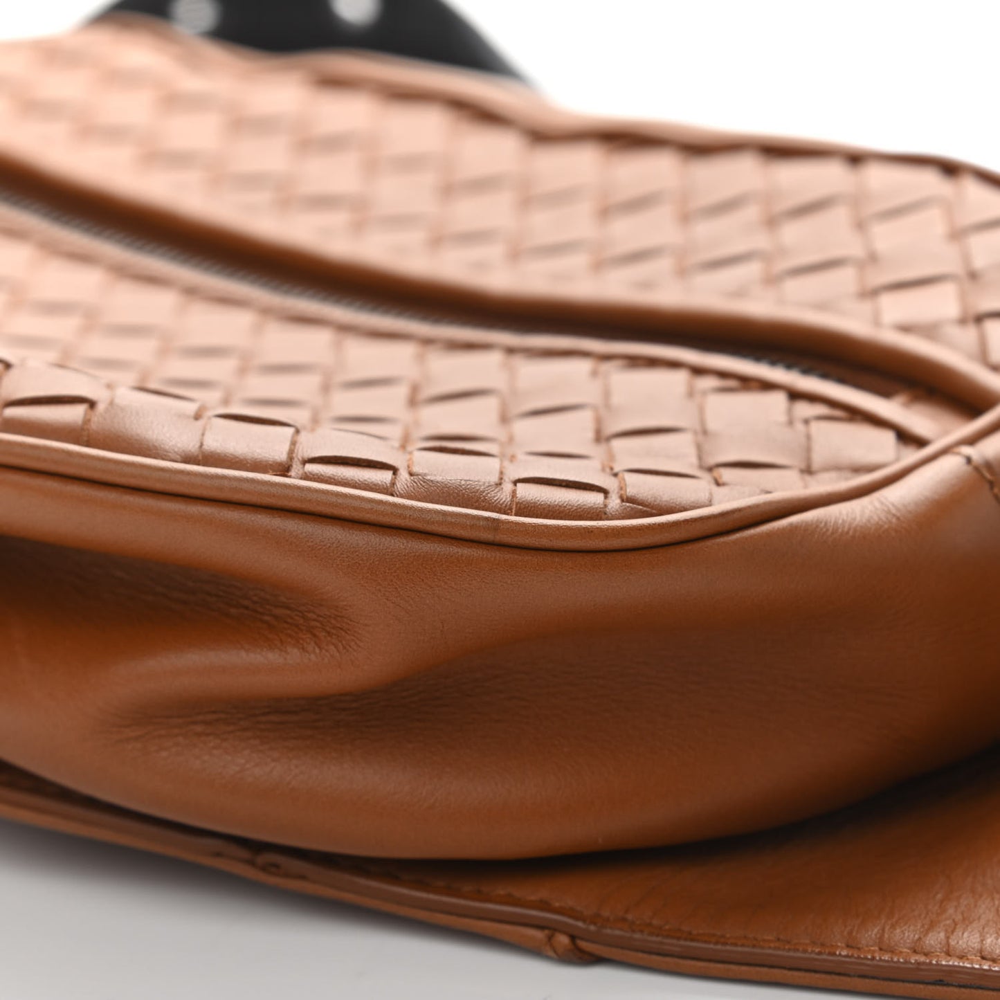 Nappa Intrecciato Belt Bag Noce