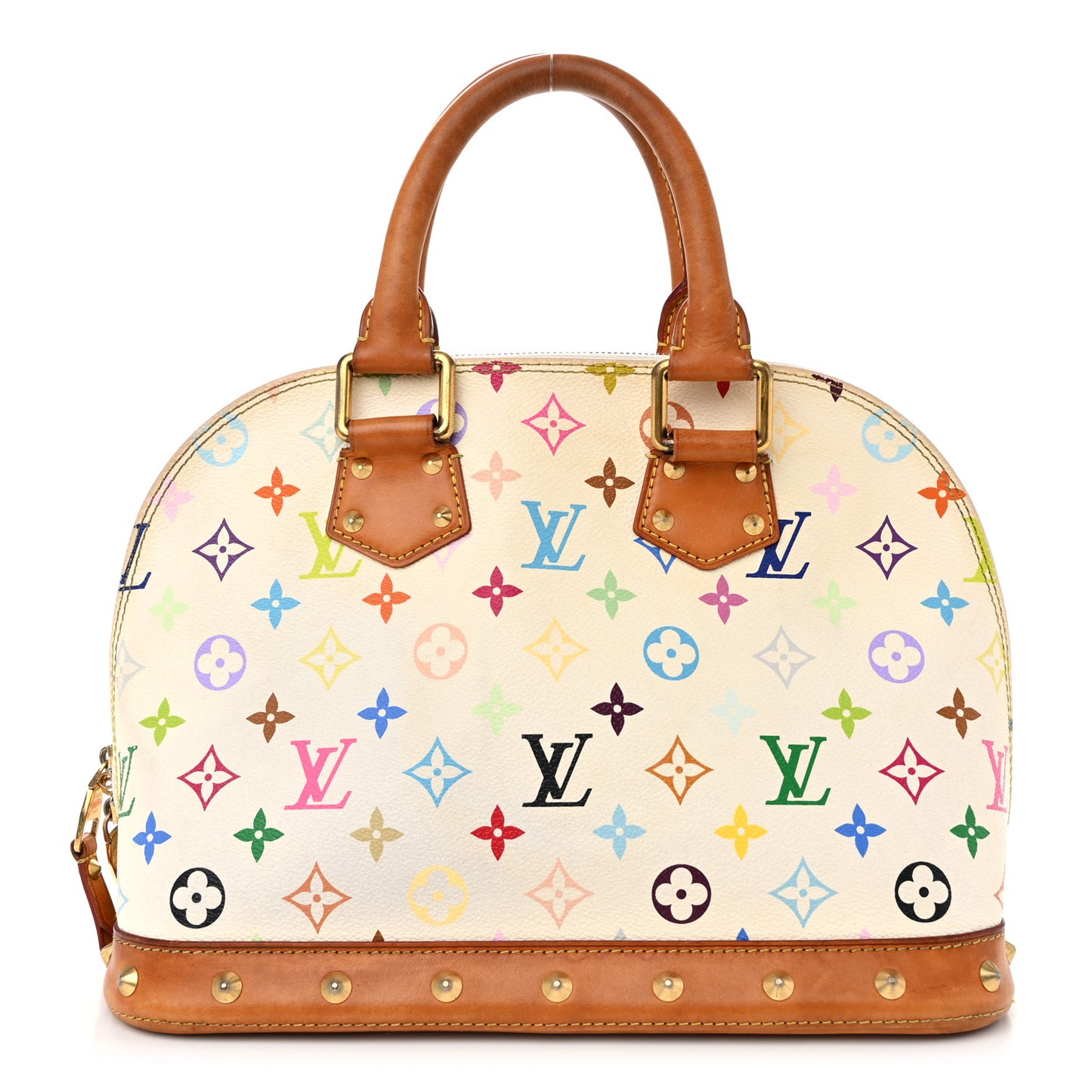 Monogram Multicolor Alma PM White