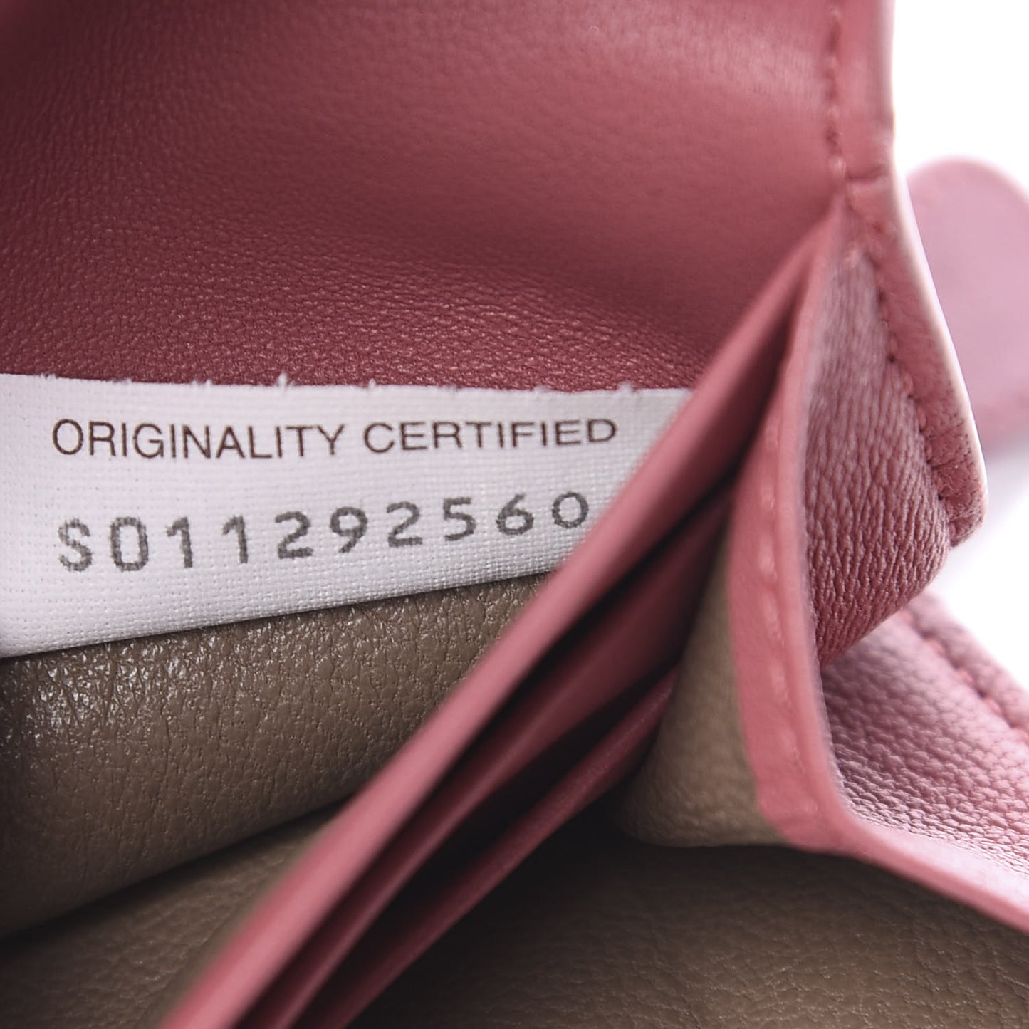 Nappa Intrecciato Continental Flap Wallet Dusty Rose