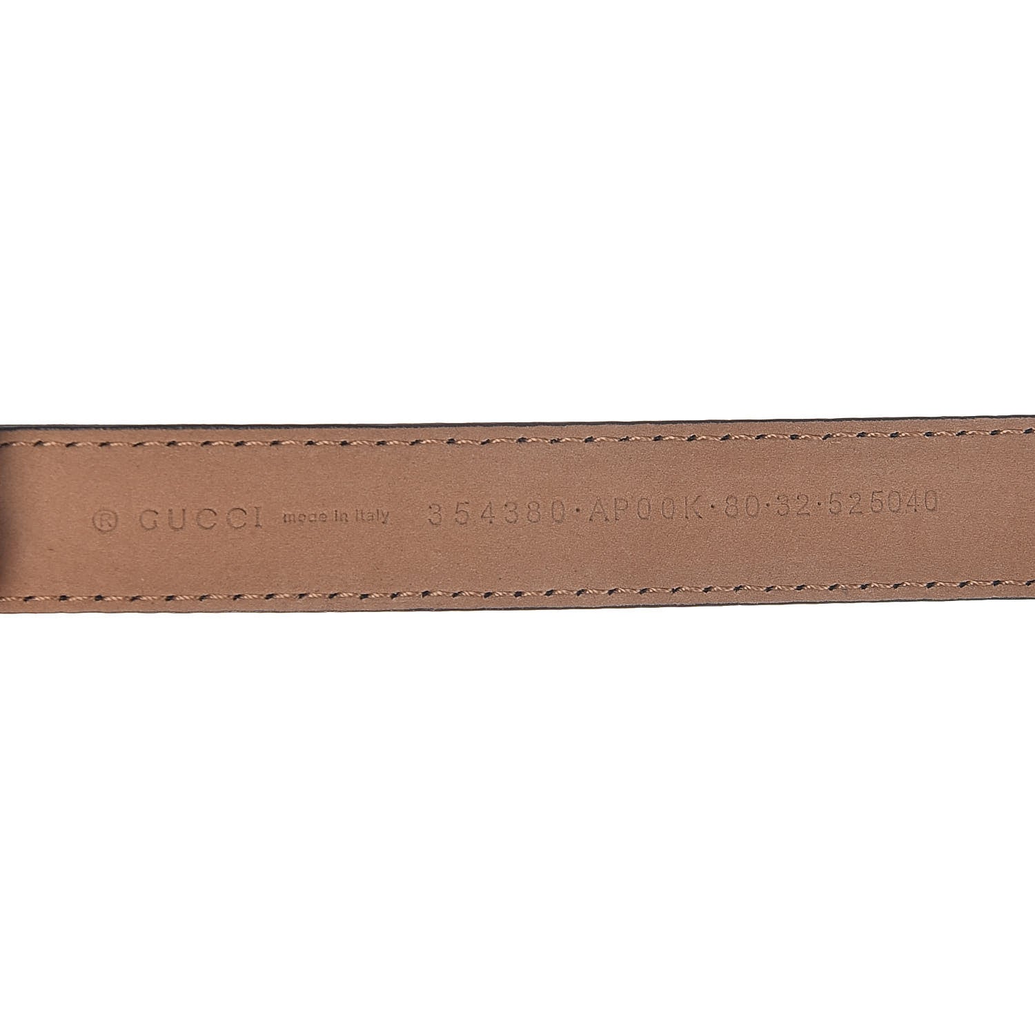 Gucci Calfskin Crystal Interlocking G Belt 80 32 Black 6 of 7