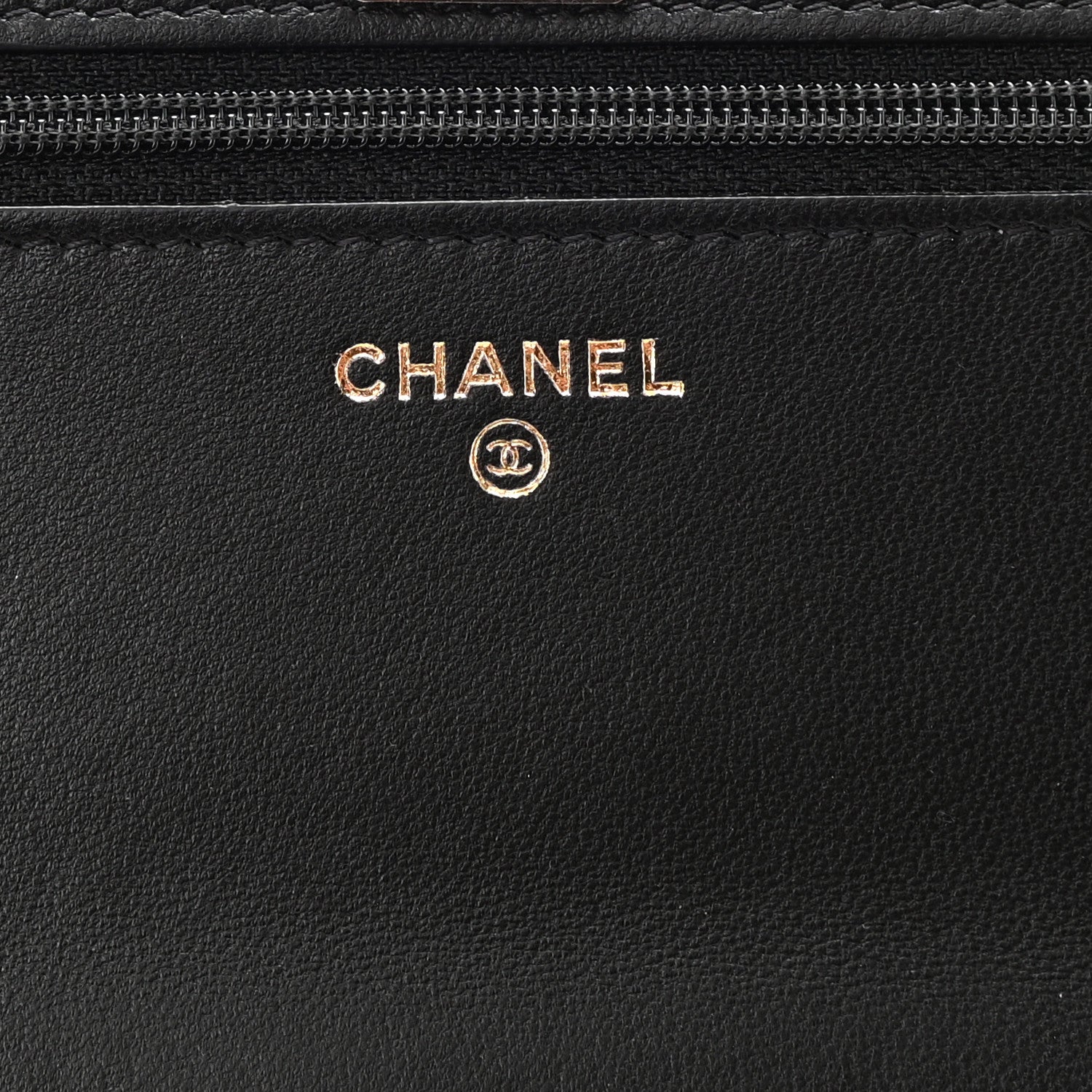 Chanel Lambskin Quilted Trendy CC Wallet On Chain WOC Black 6 of 12