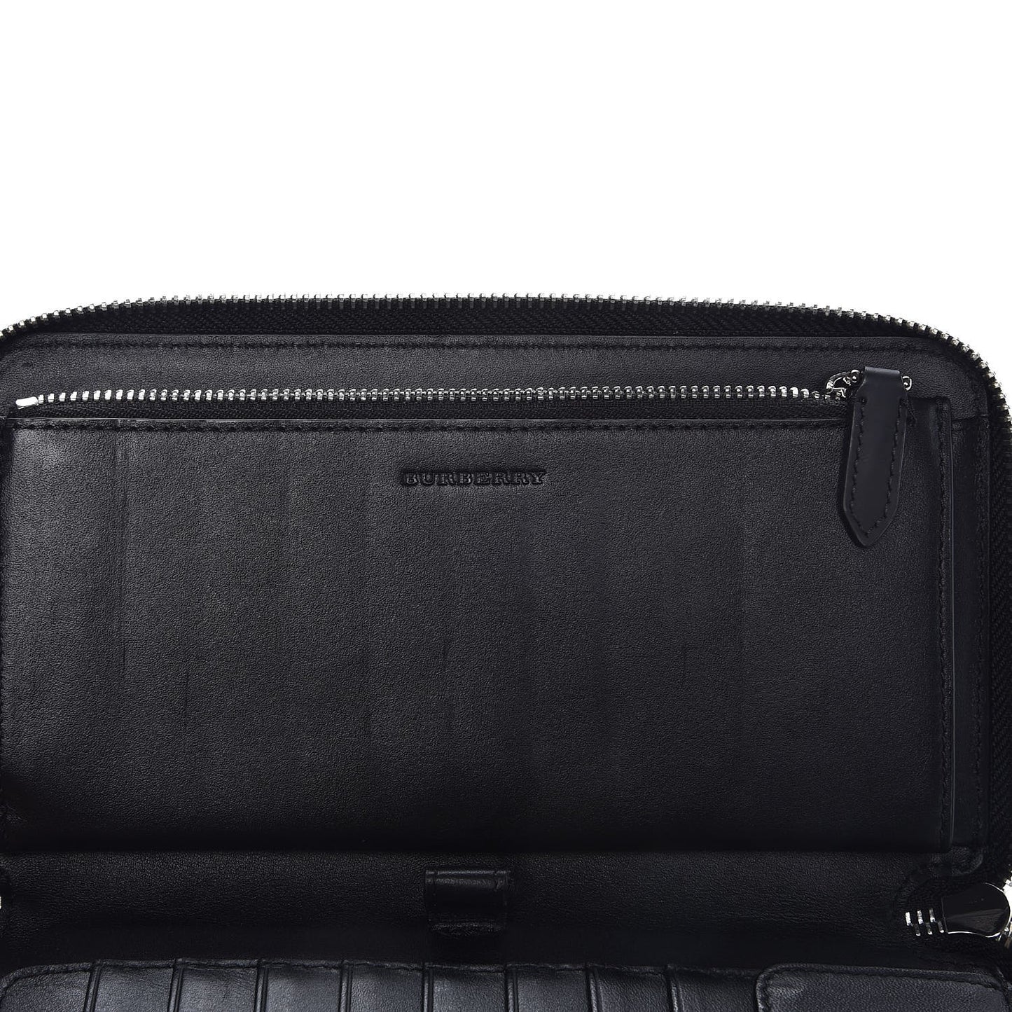 Coated Canvas Graffiti Print Zippy Wallet Black