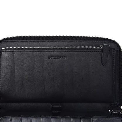 Burberry Coated Canvas Graffiti Print Zippy Wallet Black 8 of 9