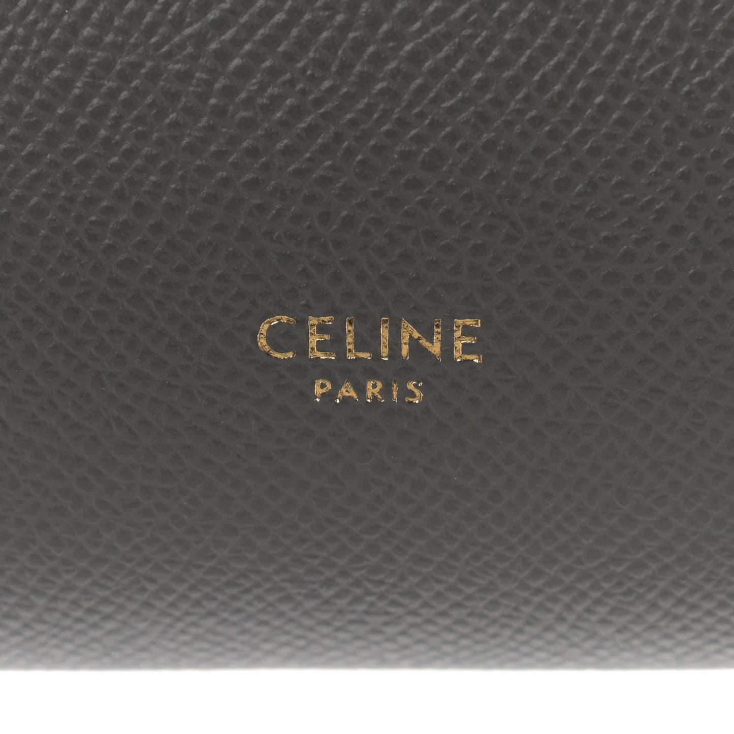 Grained Calfskin Nano Belt Bag Grey