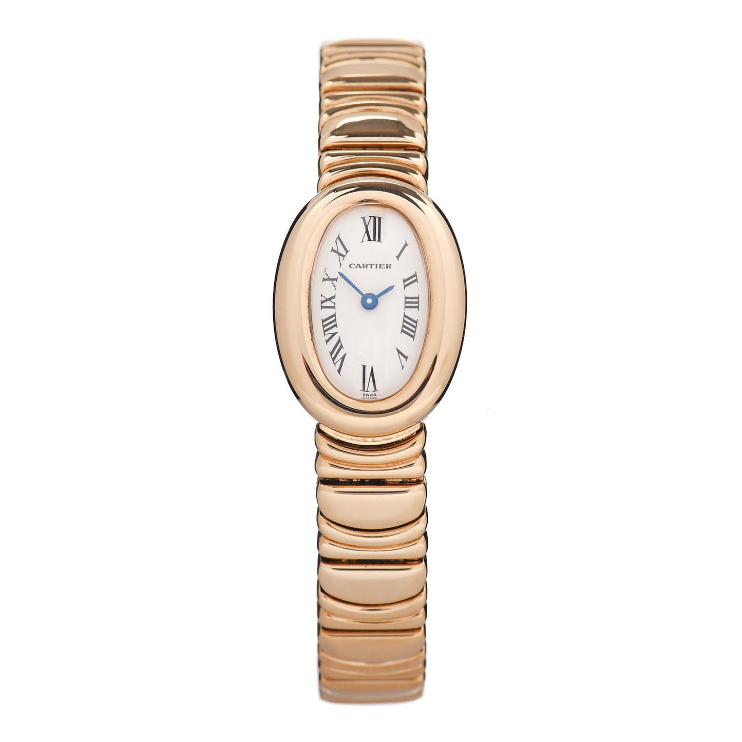 18K Yellow Gold 18mm Baignoire Quartz Watch