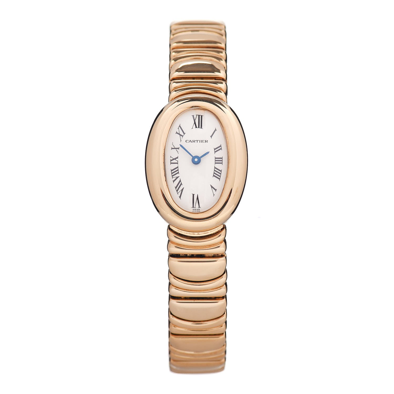 Cartier 18K Yellow Gold 18mm Baignoire Quartz Watch 1 of 4
