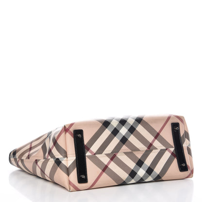 Burberry Nova Check Large Nickie Tote Black 4 of 19