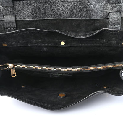 Saint Laurent Pony Hair Patent Large Muse Two Black 5 of 9