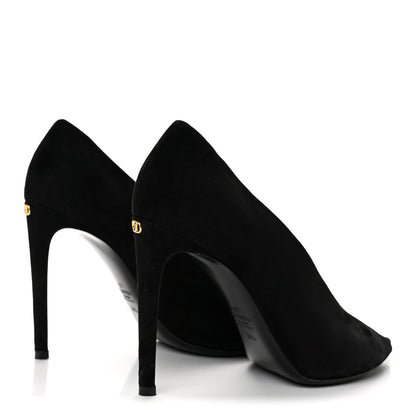 Valentino Garavani Suede Révélé 105mm Pumps 38.5 Black 5 of 13