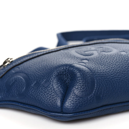 Gucci Piuma Calfskin Jumbo GG Embossed Small Belt Bag Royale 8 of 9