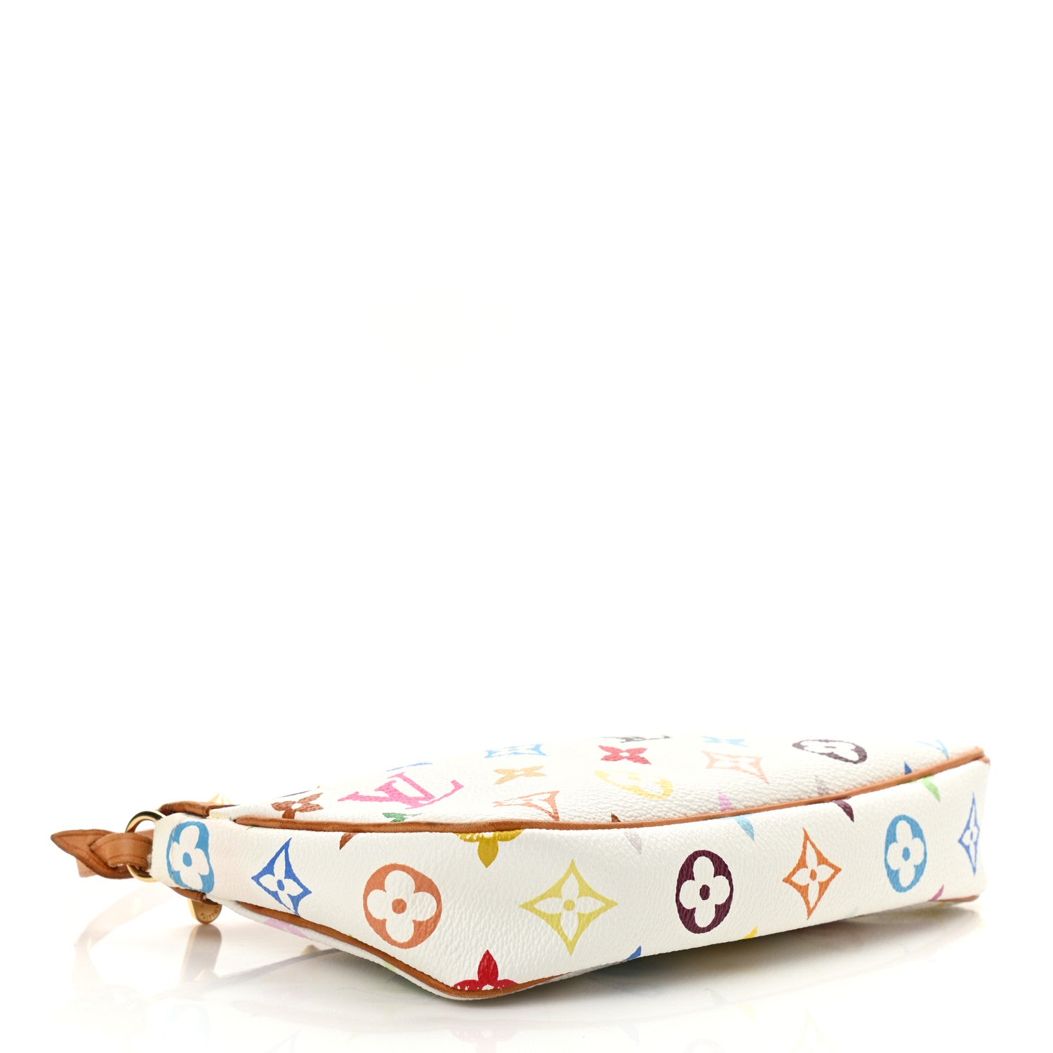 Louis Vuitton Monogram Multicolor Pochette Accessories White 3 of 10