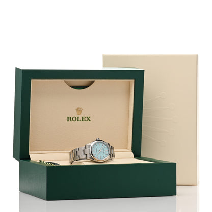 Rolex Stainless Steel 31mm Oyster Perpetual Watch Turquoise 277200 5 of 5
