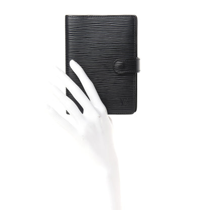 Louis Vuitton Epi Small Ring Agenda Cover Black 2 of 6