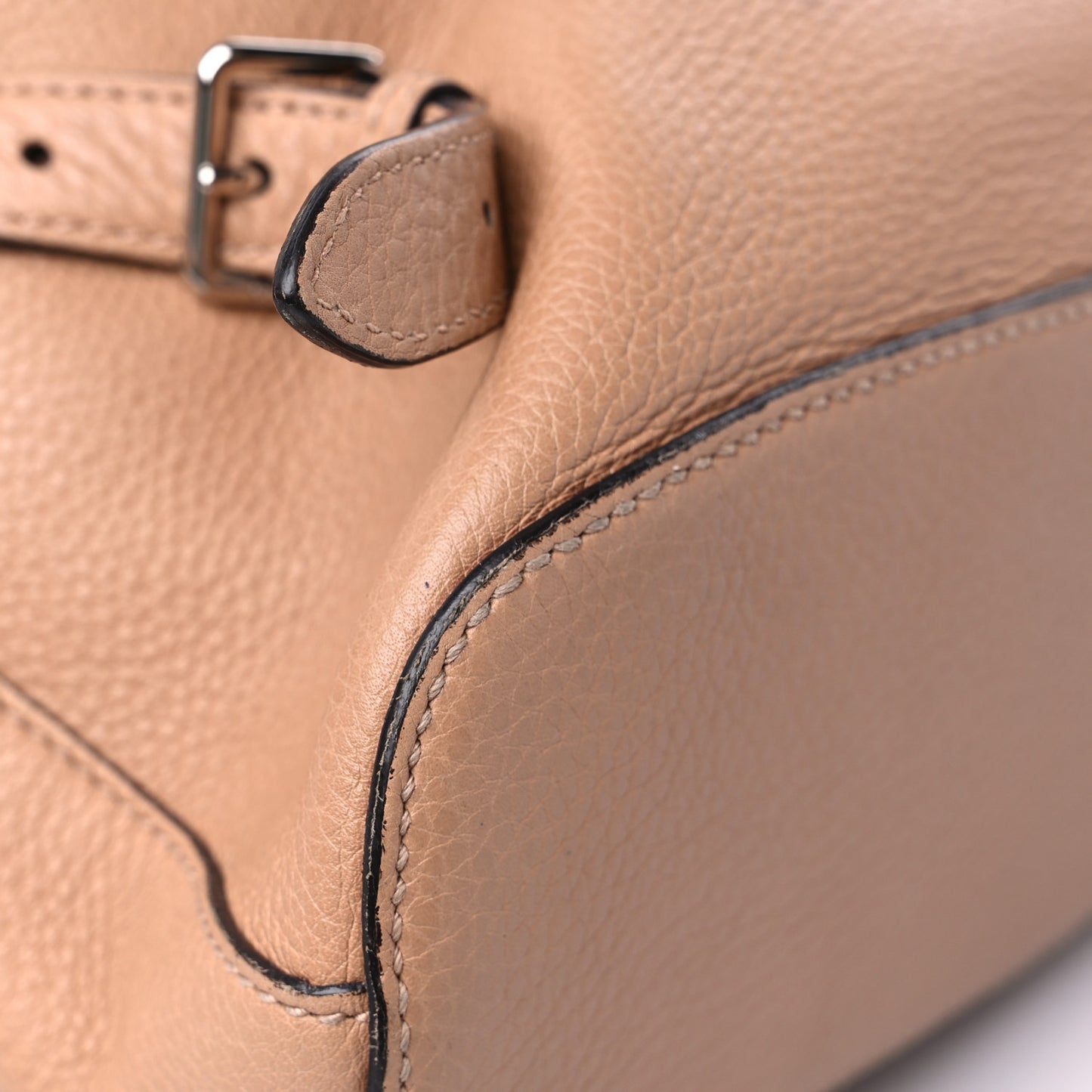 Cellarius Calfskin Medium Bamboo Backpack Camelia