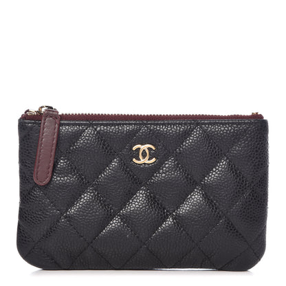 Chanel Caviar Quilted Small Cosmetic Case Black 1 of 9