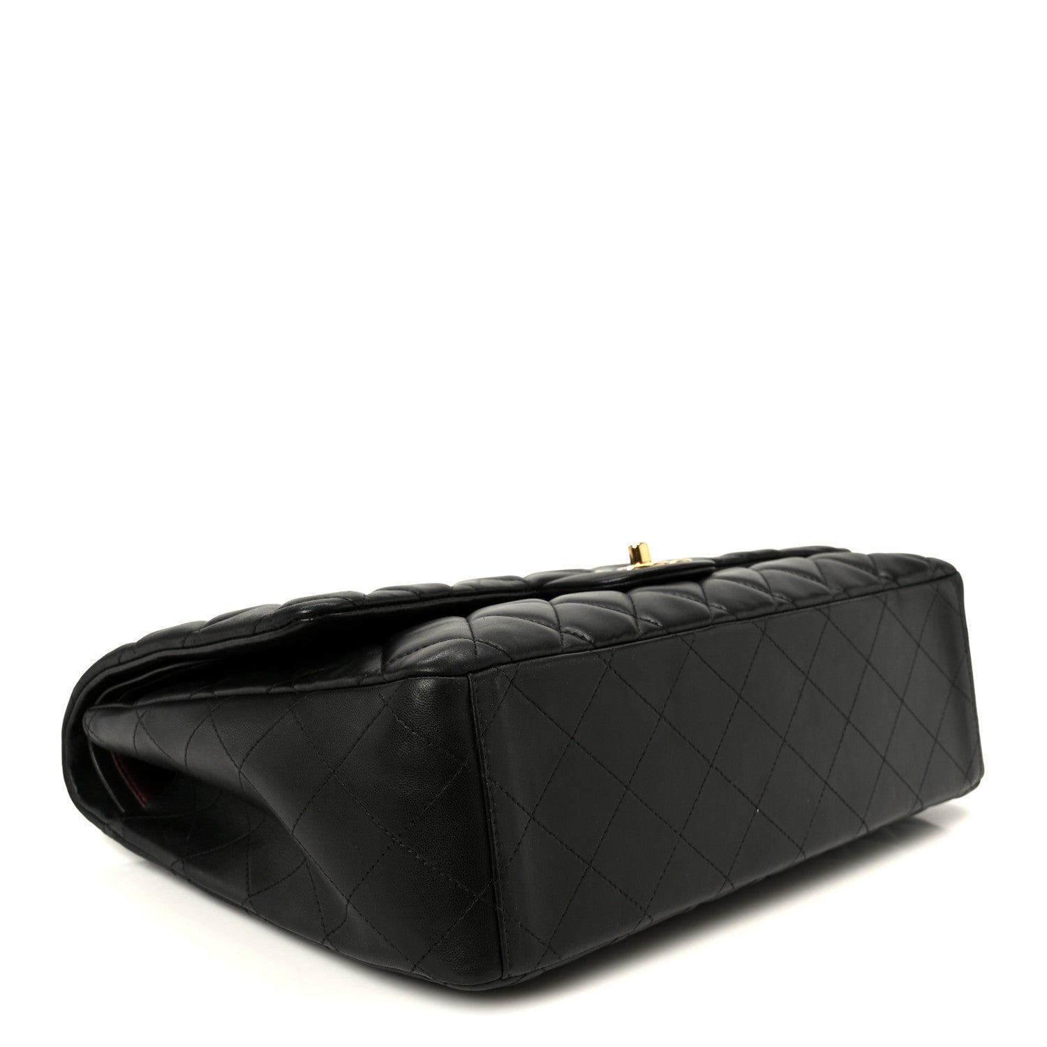Chanel Lambskin Quilted Maxi Double Flap Black 3 of 10