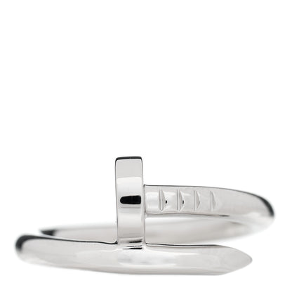 Cartier 18K White Gold Juste Un Clou Ring 54 6.75 1 of 6