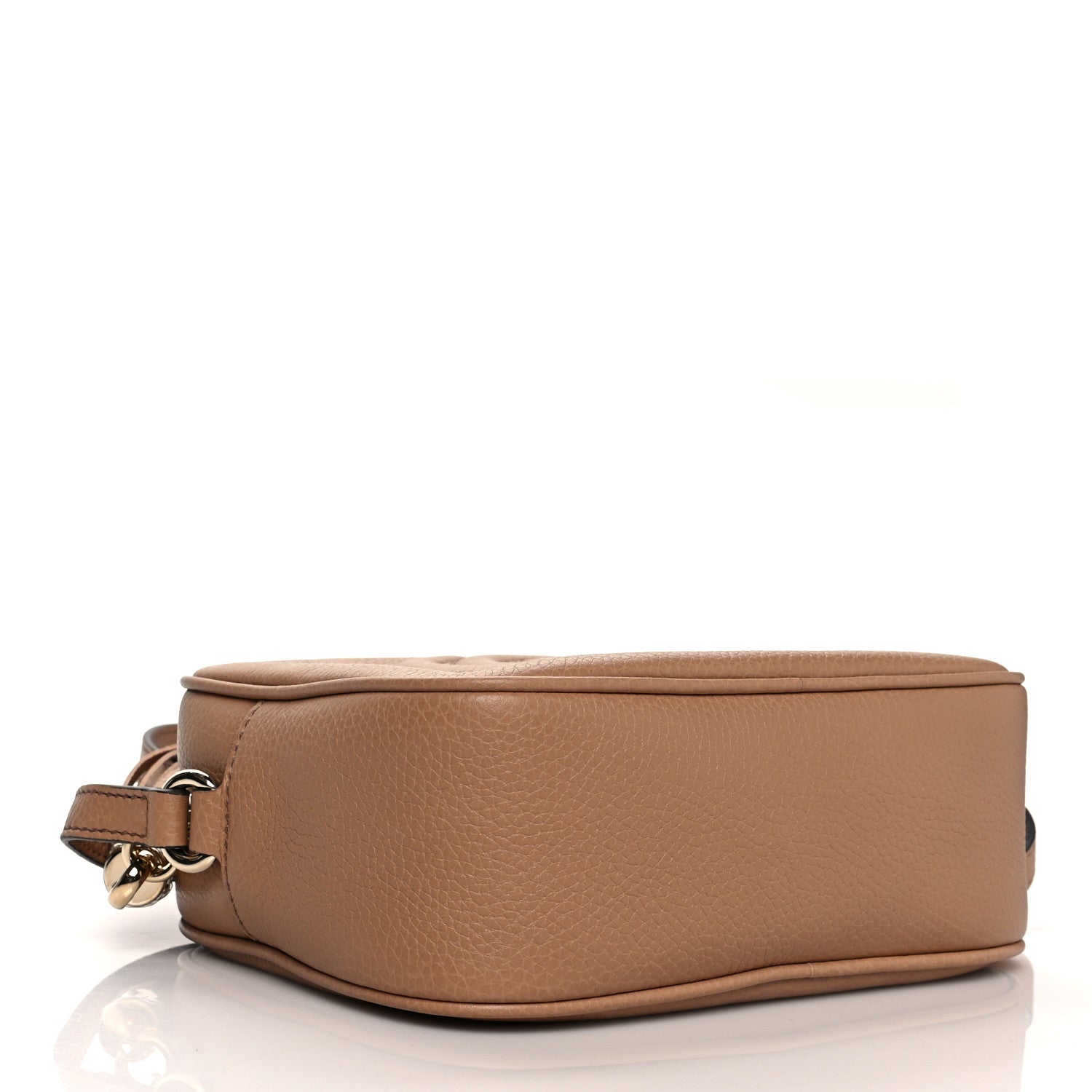 Gucci Pebbled Calfskin Small Soho Disco Bag Camelia 4 of 11