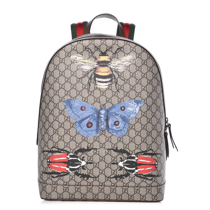 Gucci GG Supreme Monogram Web Insect Dome Backpack 1 of 9