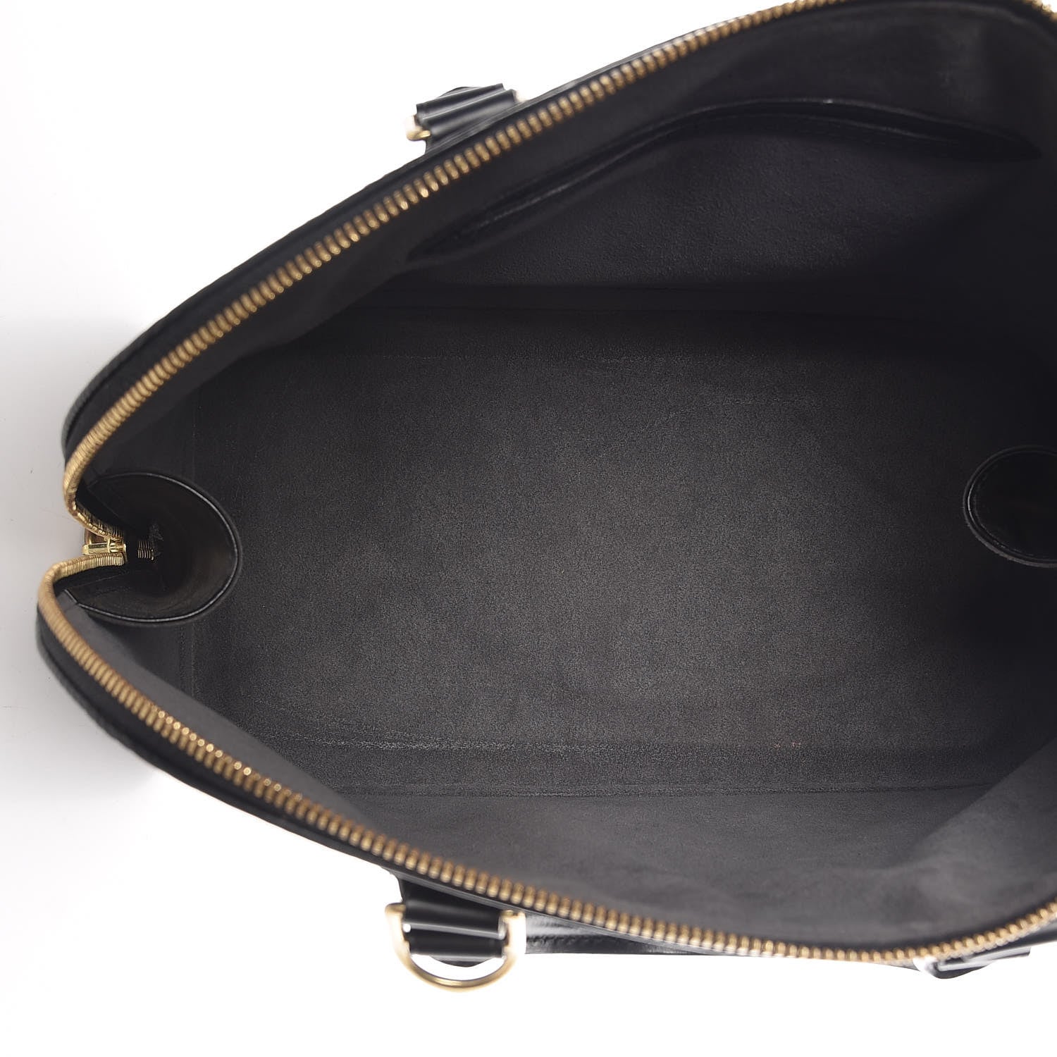 Louis Vuitton Epi Alma PM Black 5 of 14