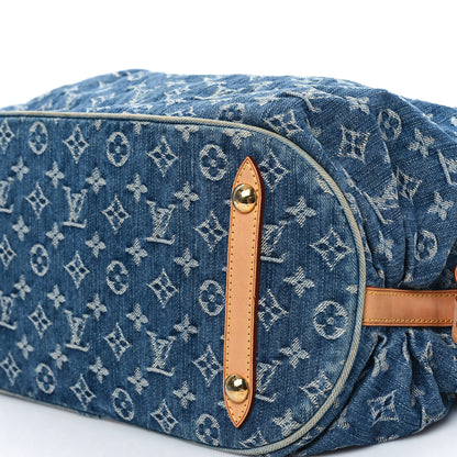 Louis Vuitton Denim Mahina XL Blue 8 of 8