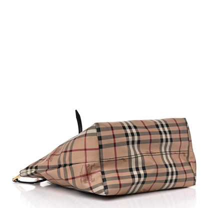 Burberry Haymarket Check Small Salisbury Tote Black 4 of 17