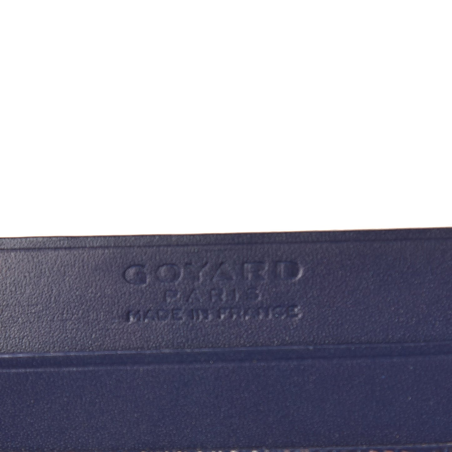 Goyardine Saint Sulpice Card Holder Navy
